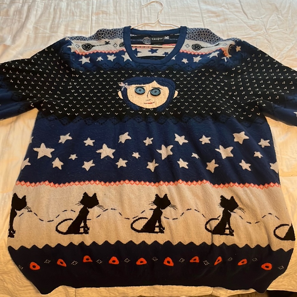 Exclusive box lunch Coraline sweater